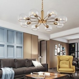 Glas Pendelleuchte Moderne Minimalistische Schmiedeeisen Deckenleuchte