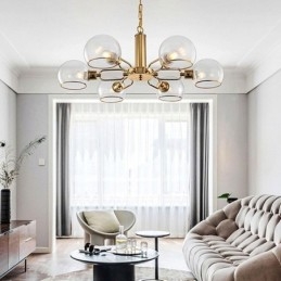 Glas Pendelleuchte Moderne Minimalistische Schmiedeeisen Deckenleuchte