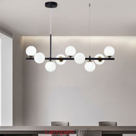 Pendelleuchte Moderne einfache magische Bohnen Molekular Schmiedeeisen Glas Deckenleuchte Pendelleuchte Moderne einfache magische Bohnen Molekular Schmiedeeisen Glas Deckenleuchte