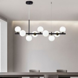 Pendelleuchte Moderne einfache magische Bohnen Molekular Schmiedeeisen Glas Deckenleuchte