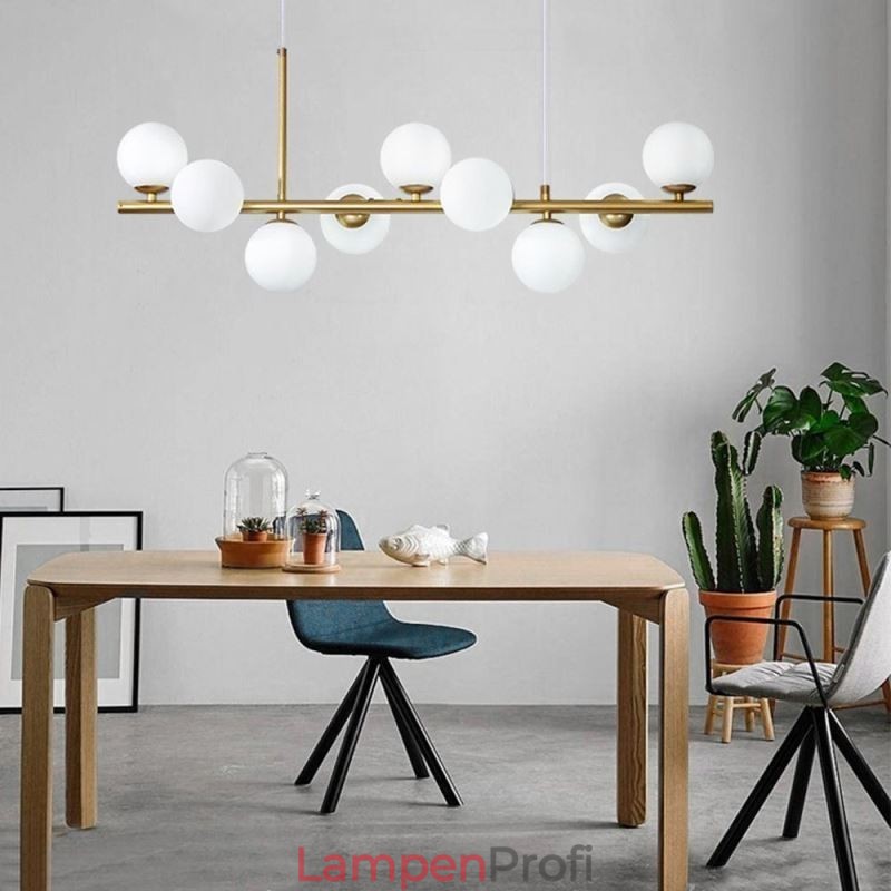 Pendelleuchte Moderne einfache magische Bohnen Molekular Schmiedeeisen Glas Deckenleuchte