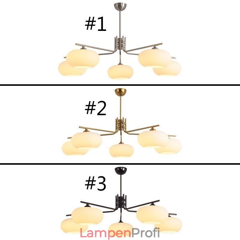 Nordische Glaspendelleuchte Kreative Schmiedeeisen-Deckenleuchte
