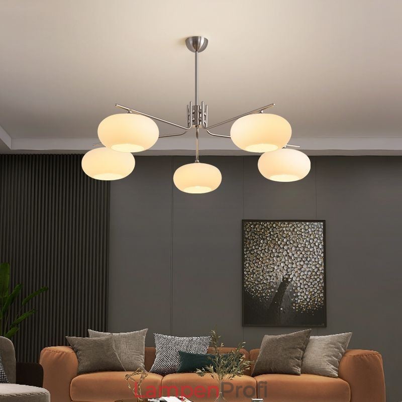 Nordische Glaspendelleuchte Kreative Schmiedeeisen-Deckenleuchte