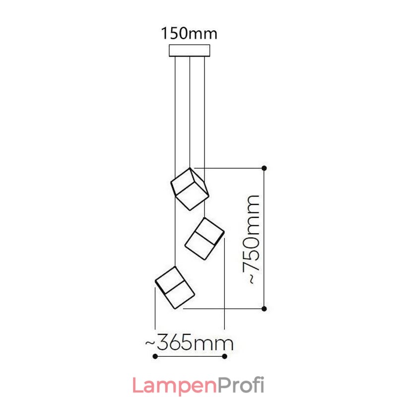 Kreative Glas Pendelleuchte Pavilion Deckenleuchten