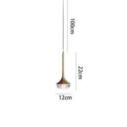 Moderne Pendelleuchte aus Glas, Deckenleuchte aus Schmiedeeisenglas