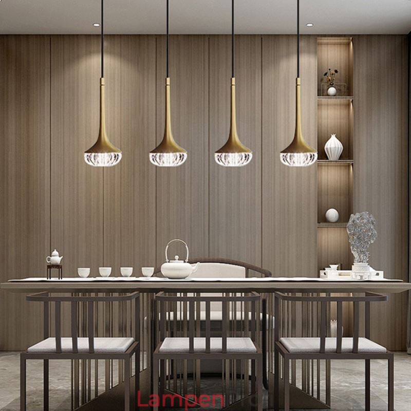 Moderne Pendelleuchte aus Glas, Deckenleuchte aus Schmiedeeisenglas