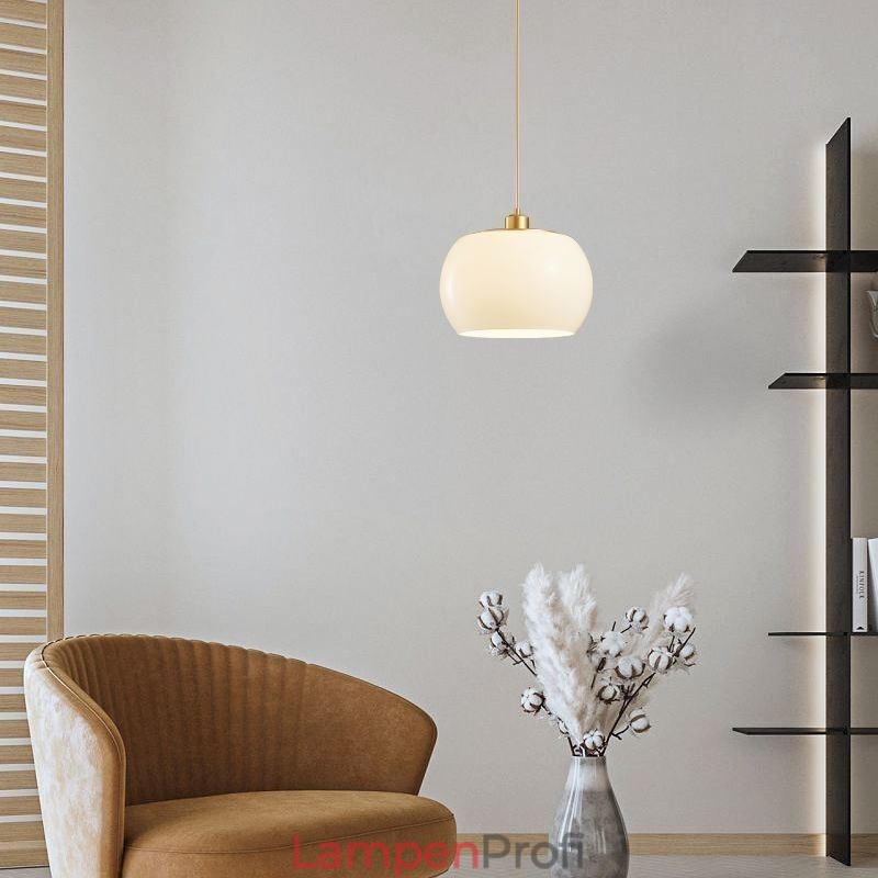 Moderne Glas Pendelleuchte Kürbis Design Pendelleuchte