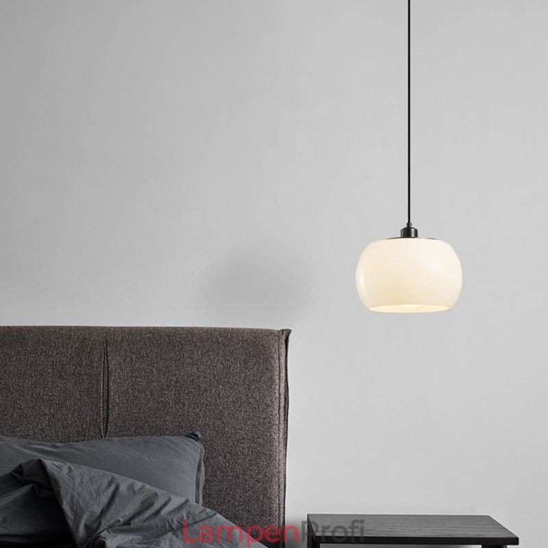 Moderne Glas Pendelleuchte Kürbis Design Pendelleuchte