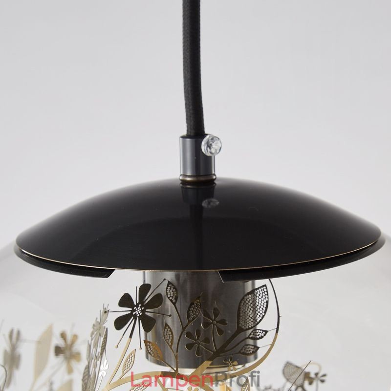 Glaskugel Pendelleuchte Blätter Weihnachten Hängebeleuchtung