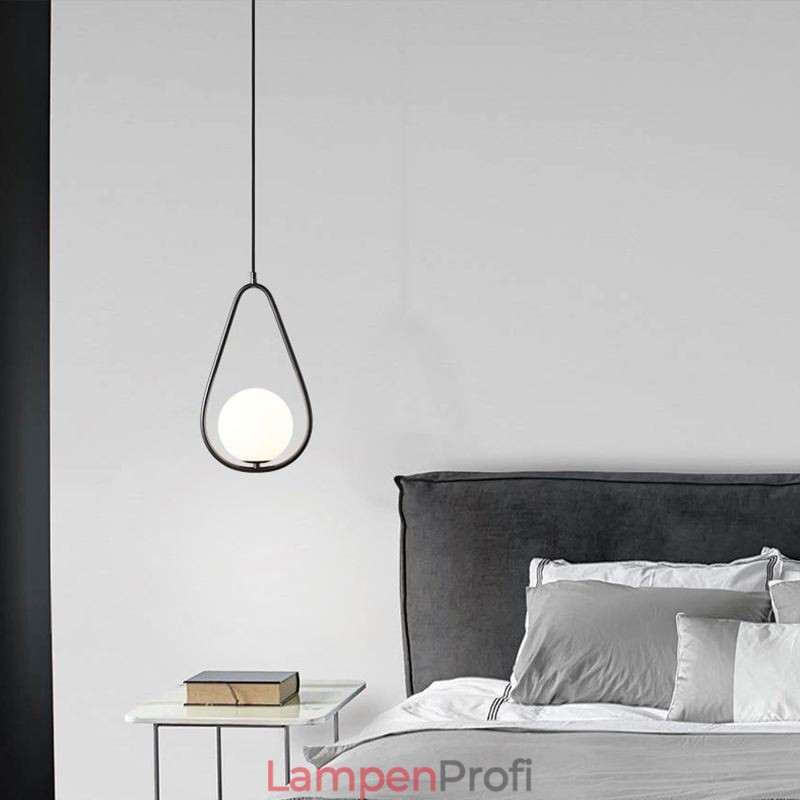Moderne Globus Pendelleuchte Glas Wassertropfen Pendelleuchte