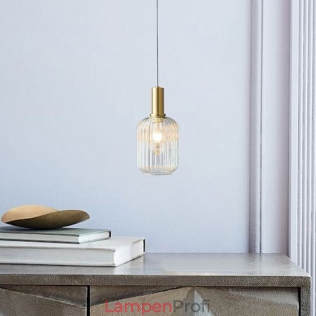 Moderne Pendelleuchte mit einer Leuchte aus Glas, Pendelleuchte, Insel Moderne Pendelleuchte mit einer Leuchte aus Glas, Pendelleuchte, Insel
