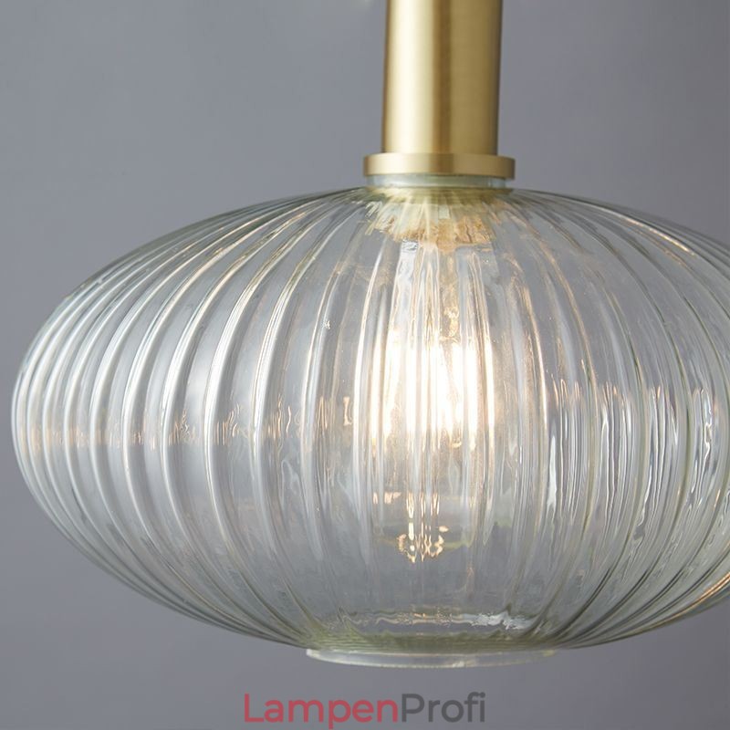 Moderne Pendelleuchte mit einer Leuchte aus Glas, Pendelleuchte, Insel