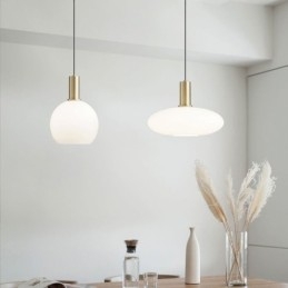 Moderne einfache Pendelleuchte Glas Pendelleuchte