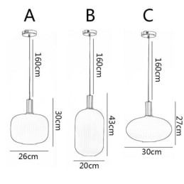 Moderne Pendelleuchte Einfache Kreative Glas Hängeleuchten