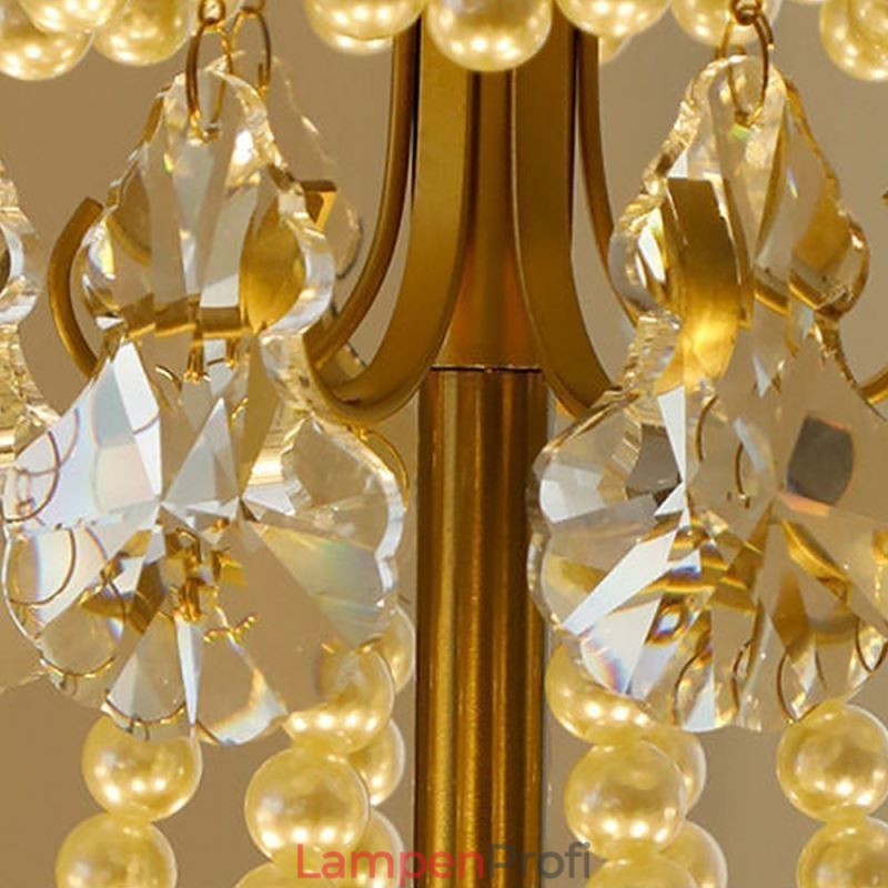 Elegante Glas-Pendelleuchte Blatt-Hängeleuchte