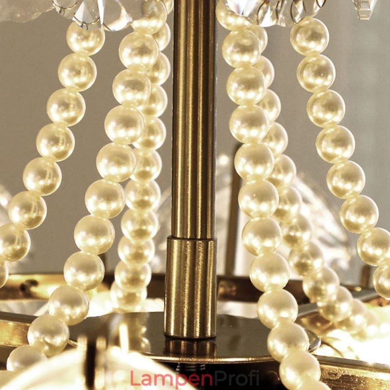 Elegante Glas-Pendelleuchte Blatt-Hängeleuchte