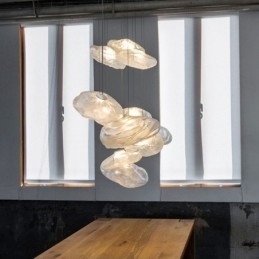 Kreative nordische Pendelleuchte Glas Kronleuchter Kunst Hängeleuchte