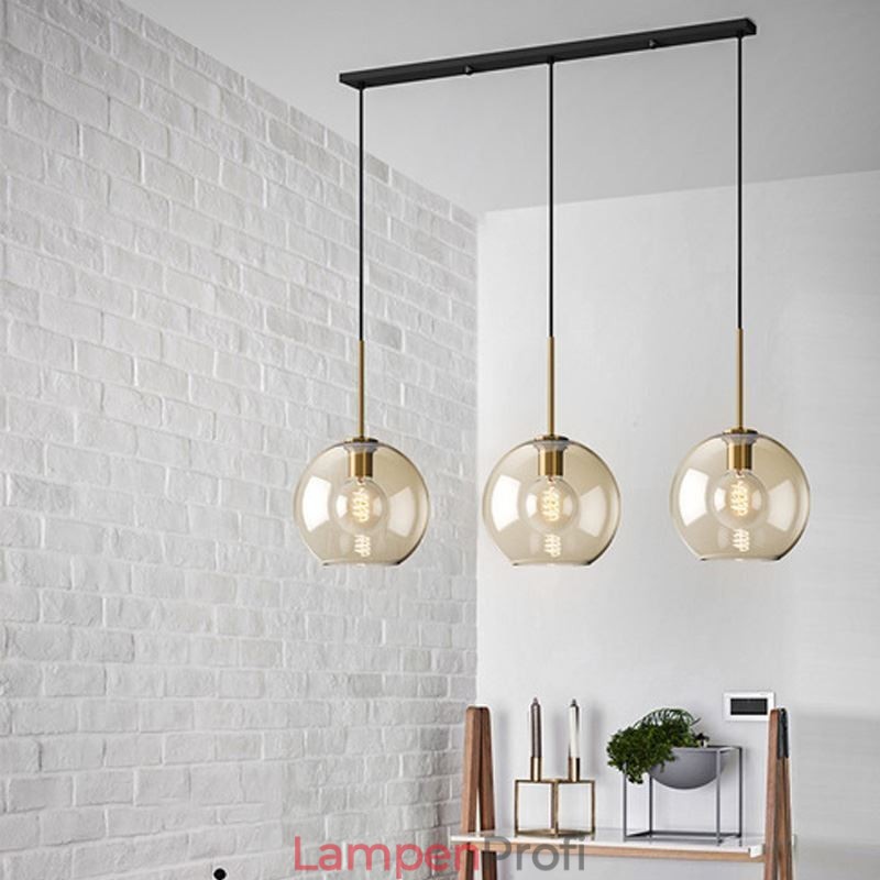 3 Licht Glas Pendelleuchte Klassische Cluster Hängende Beleuchtungskörper Cafe