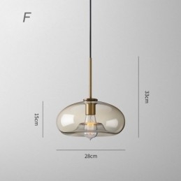 3 Licht Glas Pendelleuchte Klassische Cluster Hängende Beleuchtungskörper Cafe