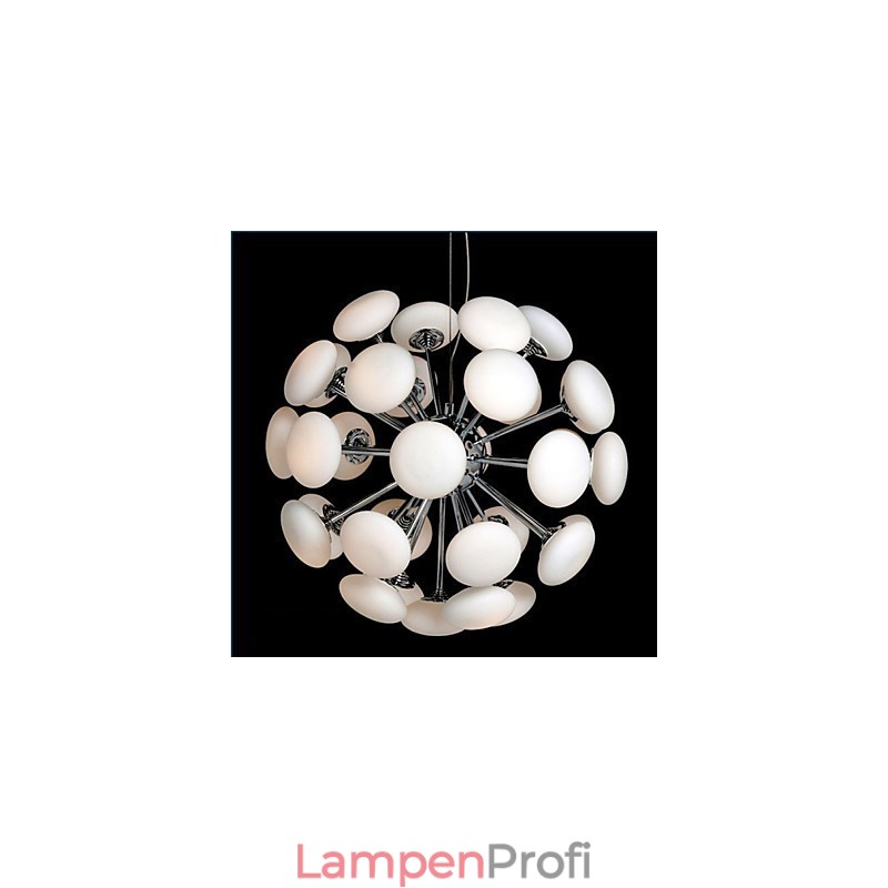 Moderne Yestaurant-Lampe, einfache kreisförmige Pendelleuchte aus Glas im europäischen Stil