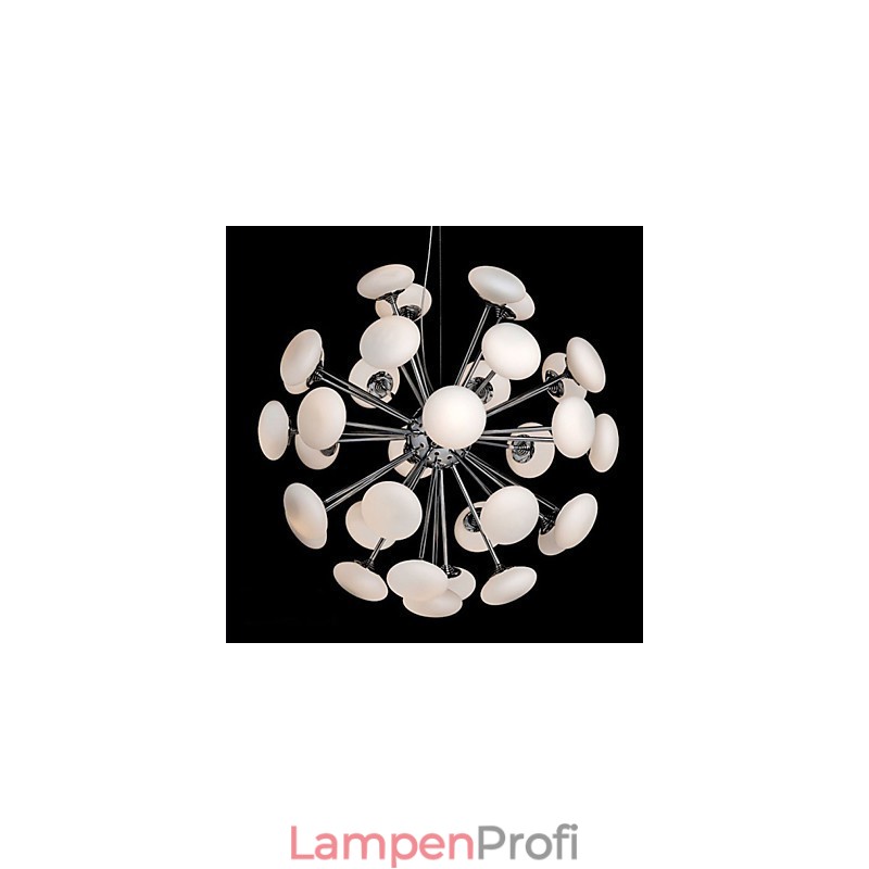 Moderne Yestaurant-Lampe, einfache kreisförmige Pendelleuchte aus Glas im europäischen Stil
