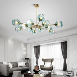 Nordische Glas Pendelleuchte Magic Bean Form Lampe Kronleuchter Beleuchtung