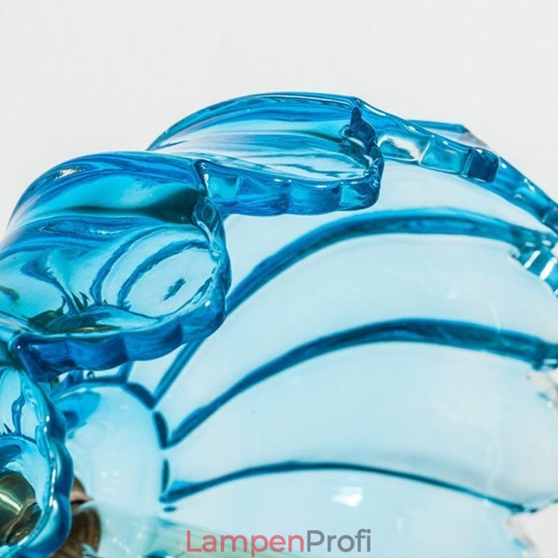 Moderne Retro-Glas-Anhänger Beleuchtung Blume Schatten Lampe mit Twist Switch Licht