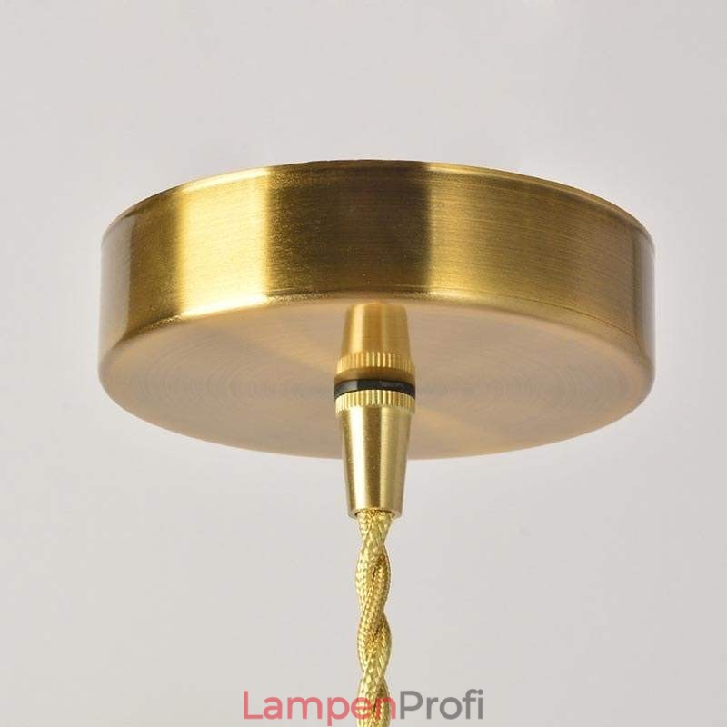 Quadratische klare gerippte Glas Pendelleuchte Messing Lampe mit Drehschalter Beleuchtung