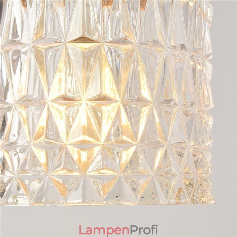 Jelly Jar Light Fixture Pendelleuchte aus geripptem Glas