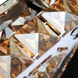 Moderne zeitgenössische galvanisierte Unterputzmontage aus Metall
