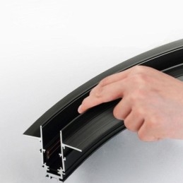 Kreisförmige magnetische Schienenleuchte Einbaustrahler Dekoratives Licht 150cm