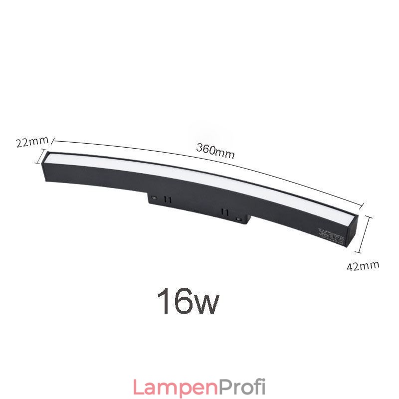 Kreisförmiges Schienensystem, magnetische Einbauschienenleuchte, 120 cm