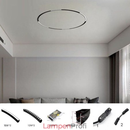 Schienenlicht Magnetische Einbau-Rundschienenleuchte 120cm Schienenlicht Magnetische Einbau-Rundschienenleuchte 120cm