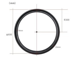 Kreisförmige Schienenleuchte Magnetischer Einbaustrahler Dekoratives Licht 60cm
