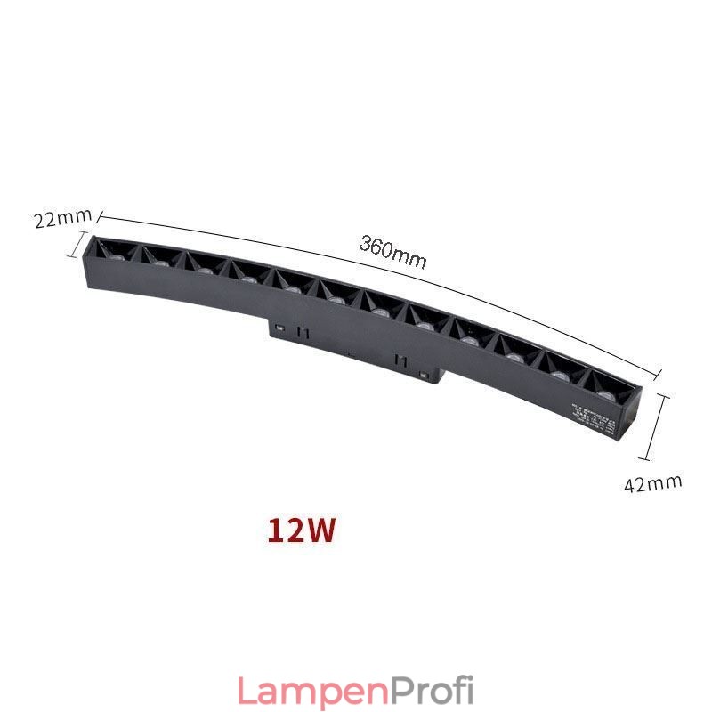 Kreisförmige Schienenleuchte Magnetischer Einbaustrahler Dekoratives Licht 60cm