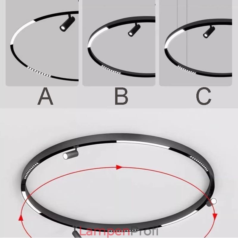 Einbauschienen für Schienenbeleuchtung, runde magnetische Schienenstreifen aus Aluminium