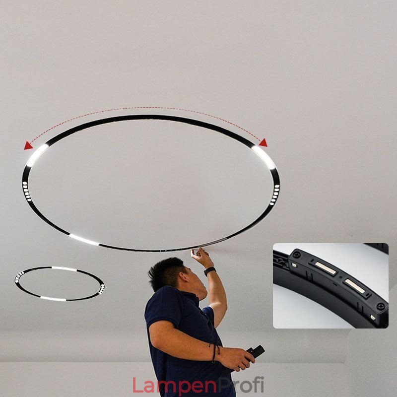 Schienengitterleuchte Einbaustrahler mit magnetischem Gitter
