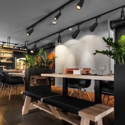 Schienenstrahler Frei fokussierbare Akzentbeleuchtung