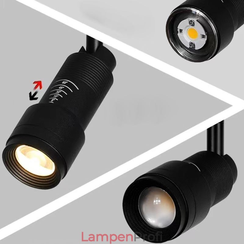 Schienenstrahler Frei fokussierbare Akzentbeleuchtung