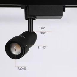 Schienenstrahler Frei fokussierbare Akzentbeleuchtung