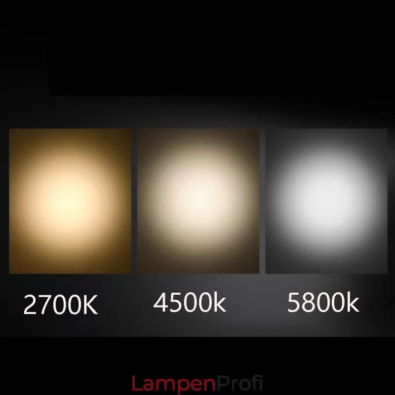 Schienenstrahler Frei fokussierbare Akzentbeleuchtung