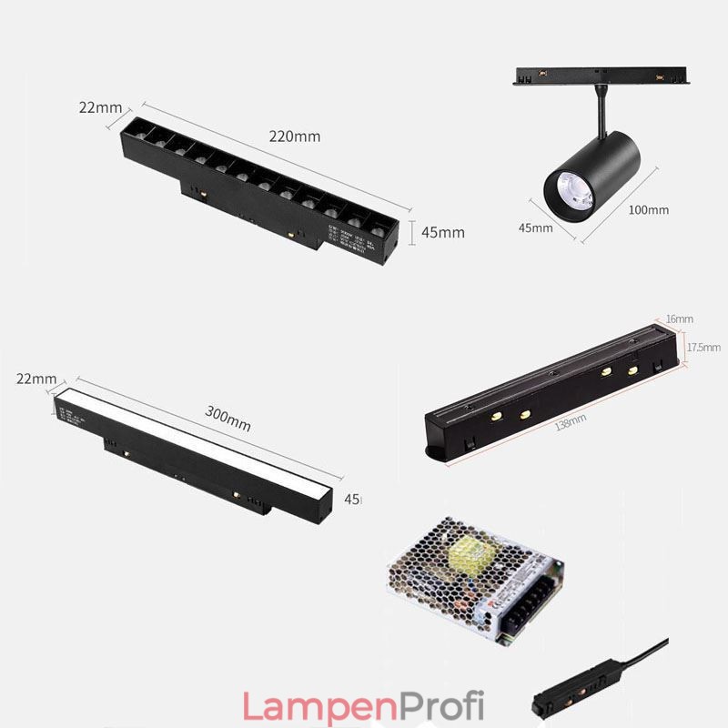 Einbaustrahler Magnetschienenleuchte Dekoratives Licht 6M 36V