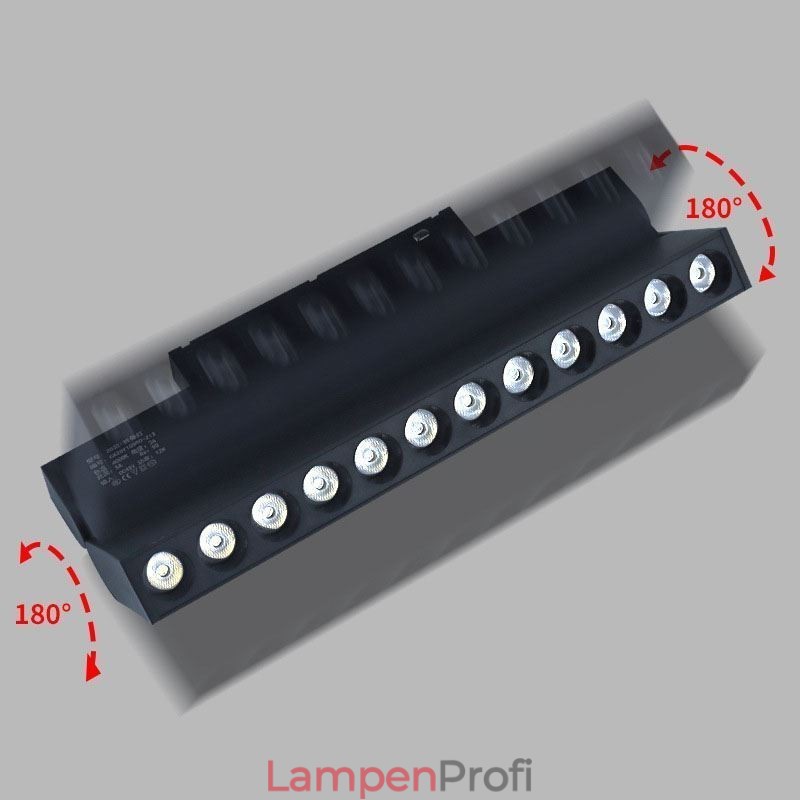 Einbauschienengitter Strahler Schienenleiste Strahler Magnetischer Faltgitter Strahler 36V