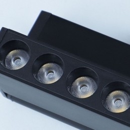 Einbauschienengitter Strahler Schienenleiste Strahler Magnetischer Faltgitter Strahler 36V