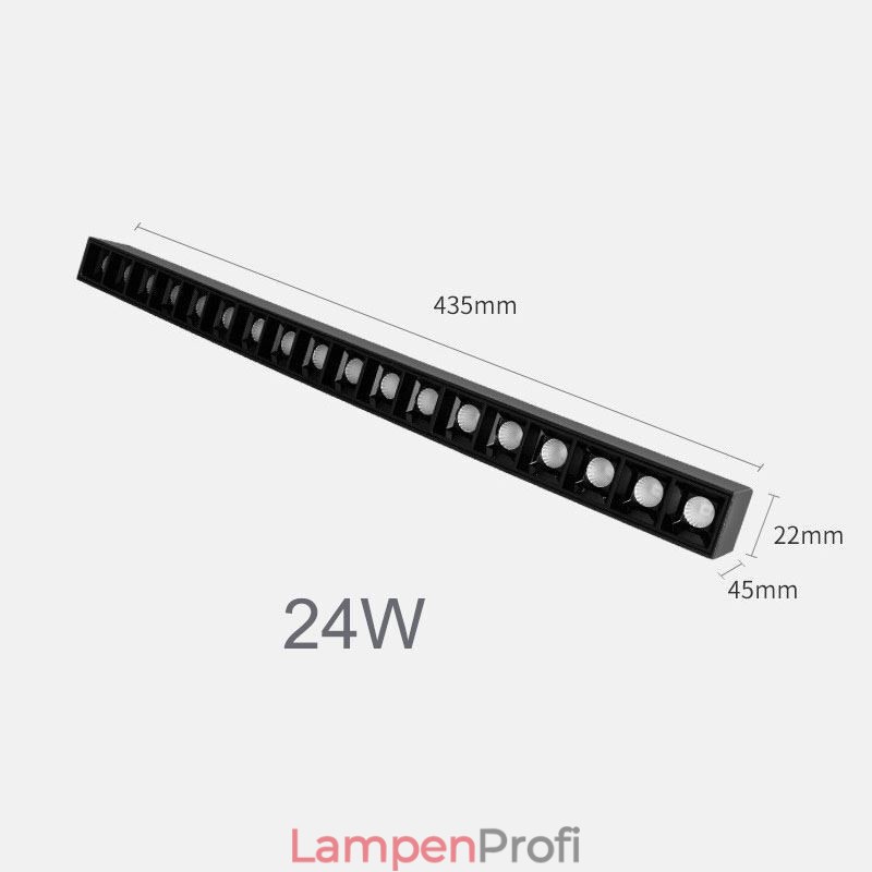 Einbauschienen-Gitterstrahler Streifenstrahler Magnetschienen-Gitterstrahler 36V