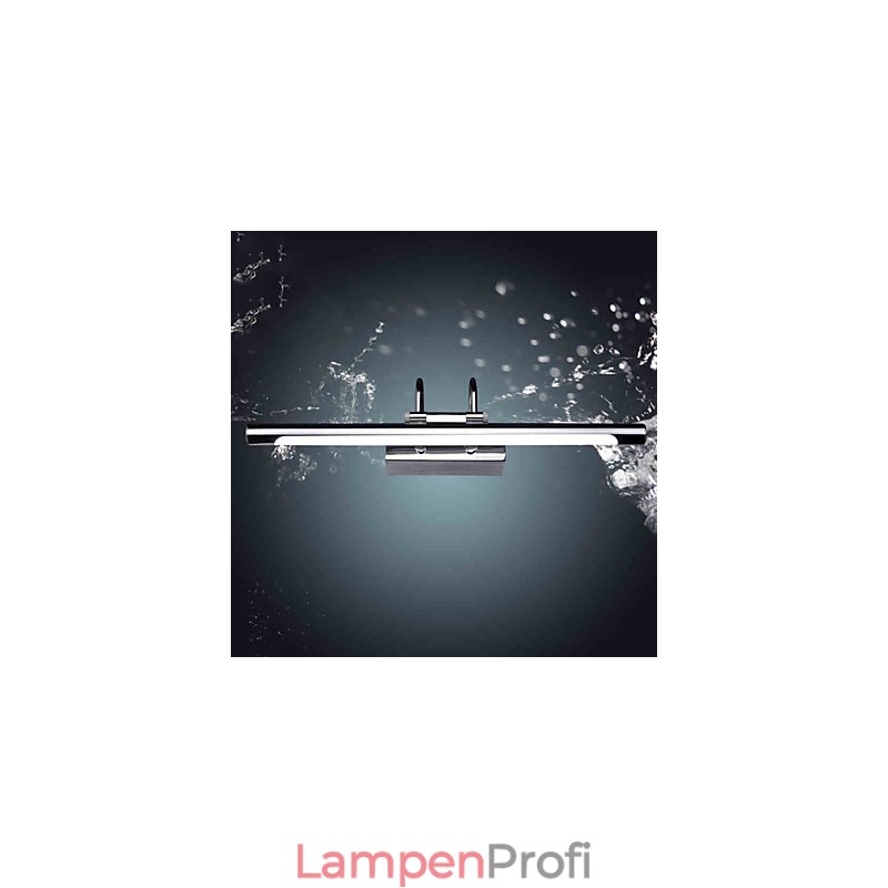 Spiegelleuchten aus Edelstahl, Acryl-Badezimmer-Wandleuchten, Make-up-Leuchten, Kaltweiß, Warmweiß (Größe: 57 x 13,5 x 15)