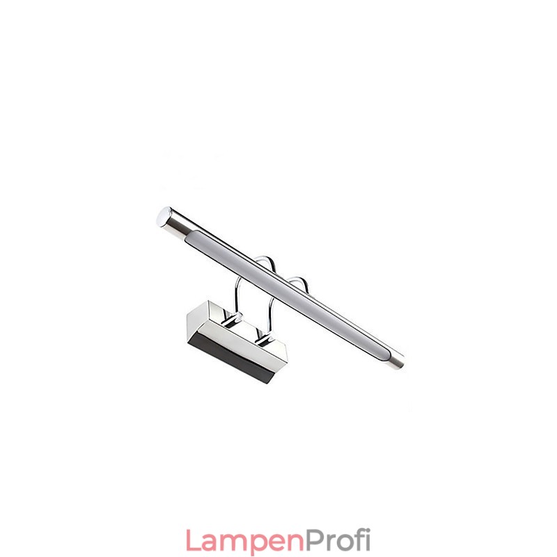 Spiegelleuchten aus Edelstahl, Acryl-Badezimmer-Wandleuchten, Make-up-Leuchten, Kaltweiß, Warmweiß (Größe: 57 x 13,5 x 15)