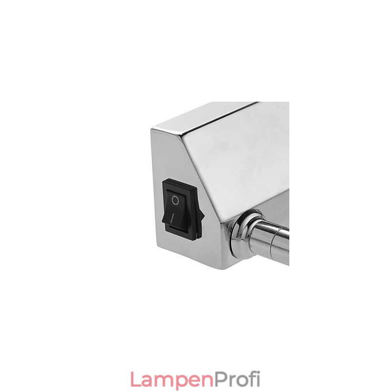 Spiegelleuchten aus Edelstahl, Acryl-Badezimmer-Wandleuchten, Make-up-Leuchten, Kaltweiß, Warmweiß (Größe: 57 x 13,5 x 15)