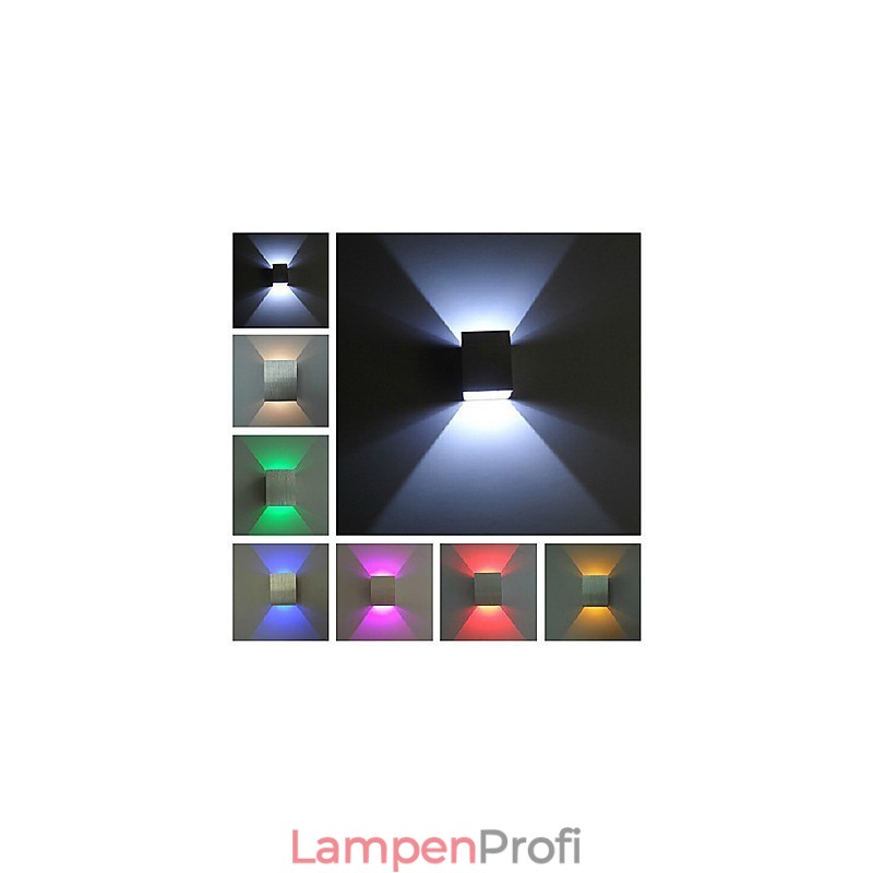 Wandleuchte Modern Verschiedene Lichtfarben