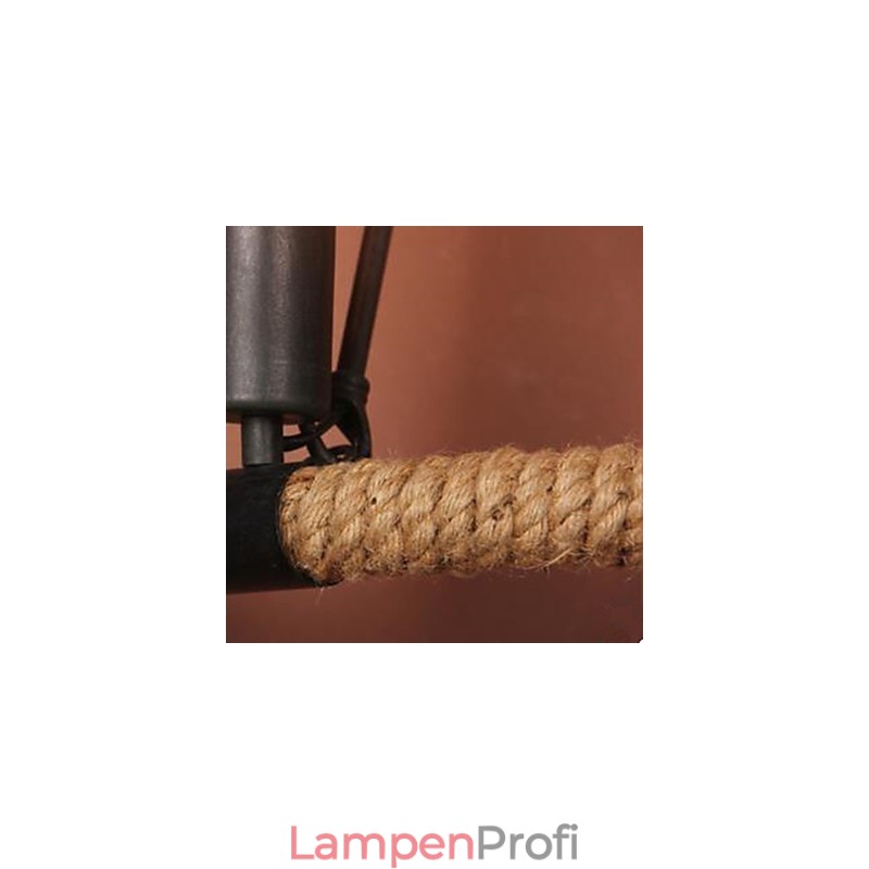 Vertraglich Balkon Treppen Lampe Halbkreis Hanf Seil Wand Lampe